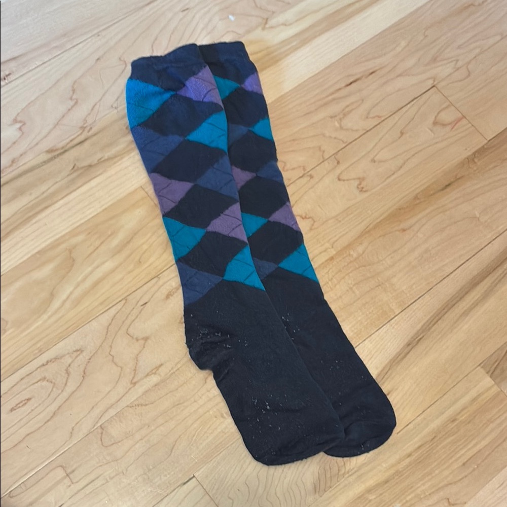 Uniqlo Heattech Argyle Patterned Socks